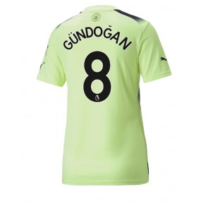 Manchester City Ilkay Gundogan #8 kläder Kvinnor 2022-23 Tredje Tröja Kortärmad